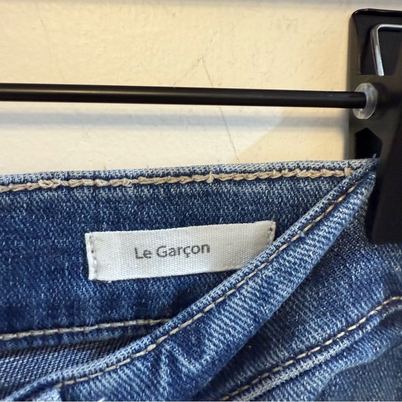 FRAME le garcon rolled raw after jean in deepwater - Picture 9 of 10